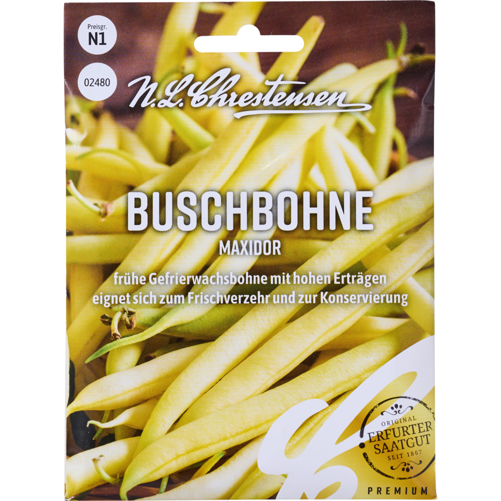 Saatgut Buschbohne Maxidor image number 0