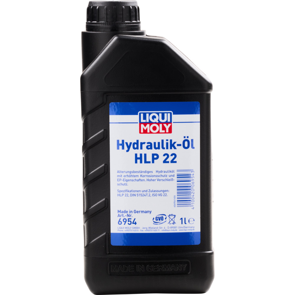 LIQUI MOLY 6954 Hydraulik&ouml;l HLP 22 mineralisch 1L image number 0