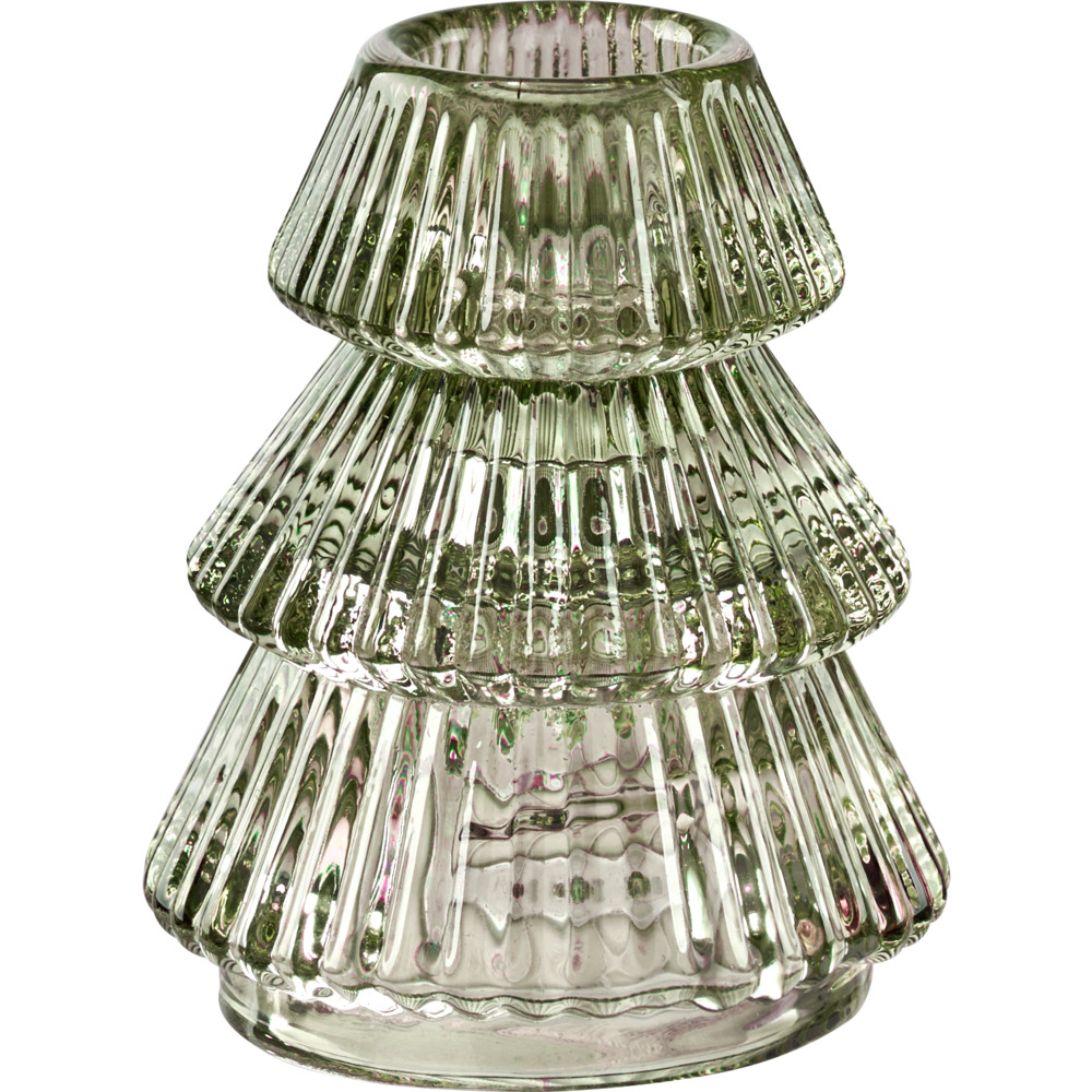 Kerzenhalter für Spitzkerzen aus Glas, 3-fach sortiert image number 2