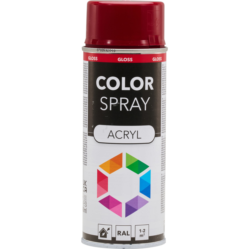 Lackspray 400 ml Acryl RAL3004 Purpurrot glänzend