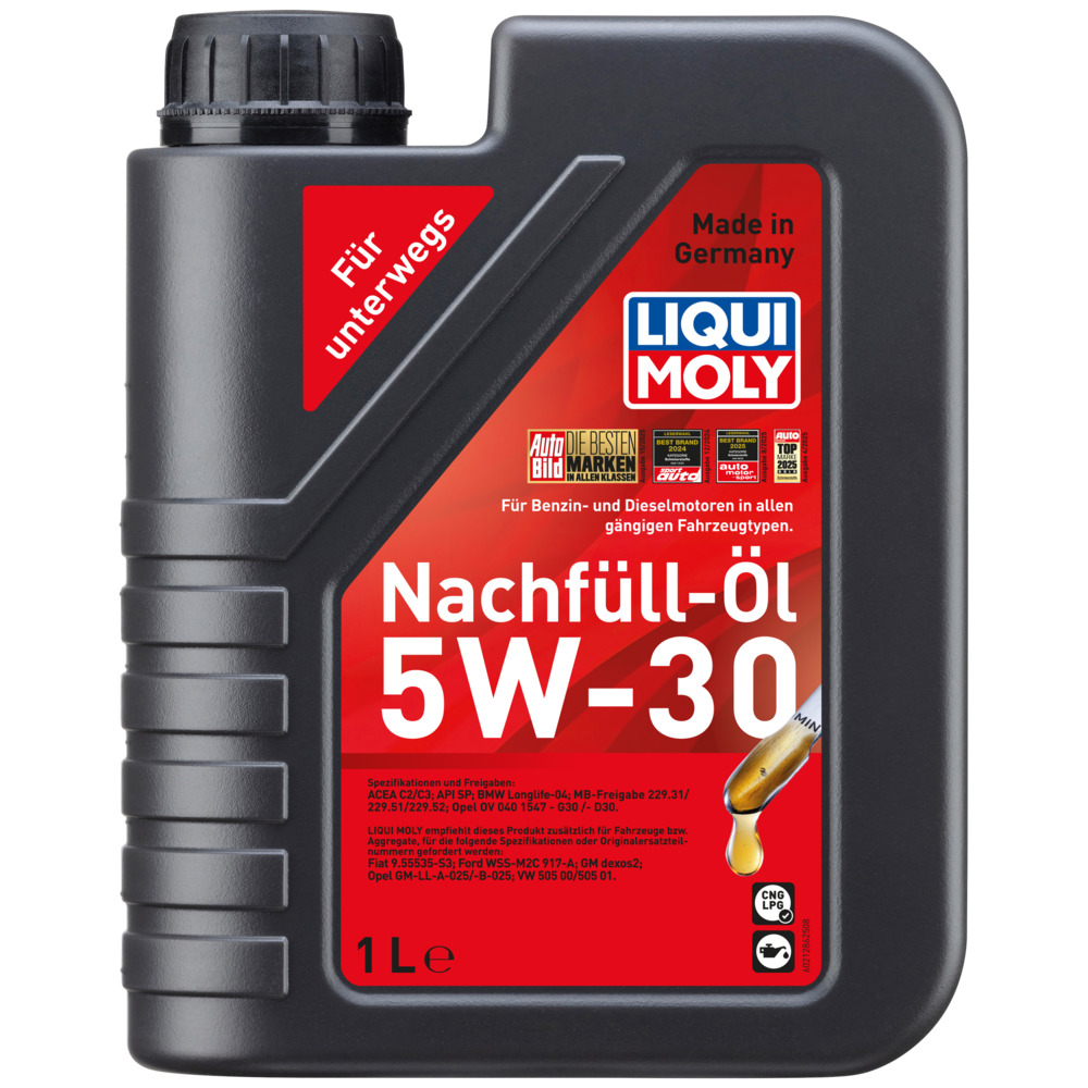 LIQUI MOLY Motor&ouml;l Nachf&uuml;ll-&Ouml;l 5W-30 - 1 Liter