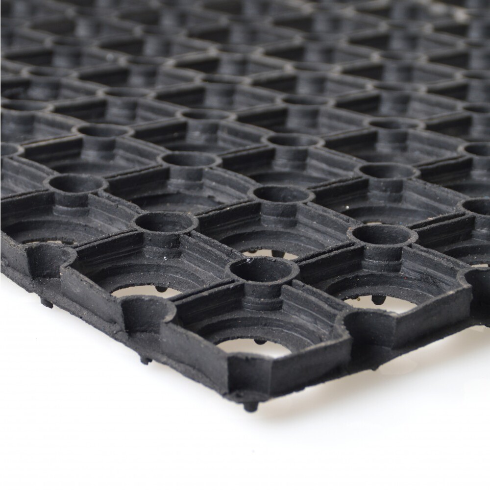 Fußmatte aus Gummi 60 x 40 cm, Ringform image number 2
