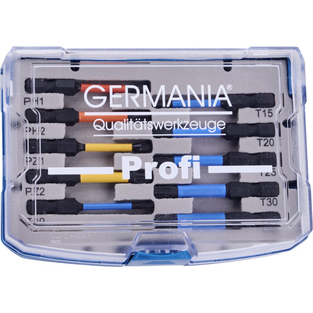 GERMANIA® Profi Bit-Satz Torsion 10-teilig image number 1