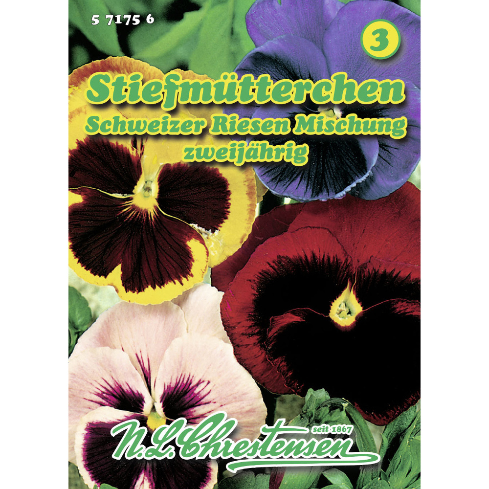 Saatgut Stiefmütterchen Mix ca. 80 Pflanzen image number 0