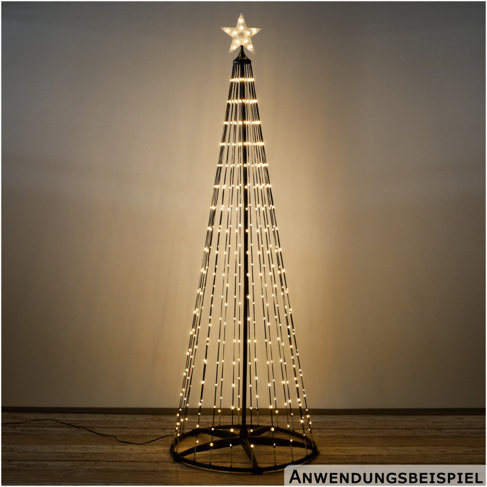 LED-Baum 210 cm mit 370 LEDs und Fernbedienung image number 3