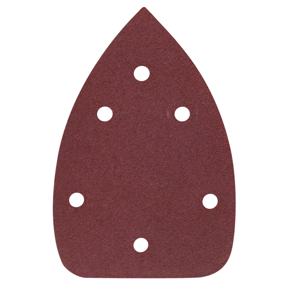 Schleifpapier Set K40-60-80 je 3 Stück für GERMANIA® Deltaschleifer, 6-fach gelocht