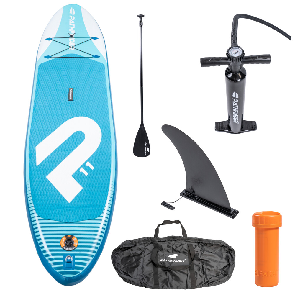 Stand-up-Paddleboard-Set Pathfinder für Einsteiger mit Zubehör