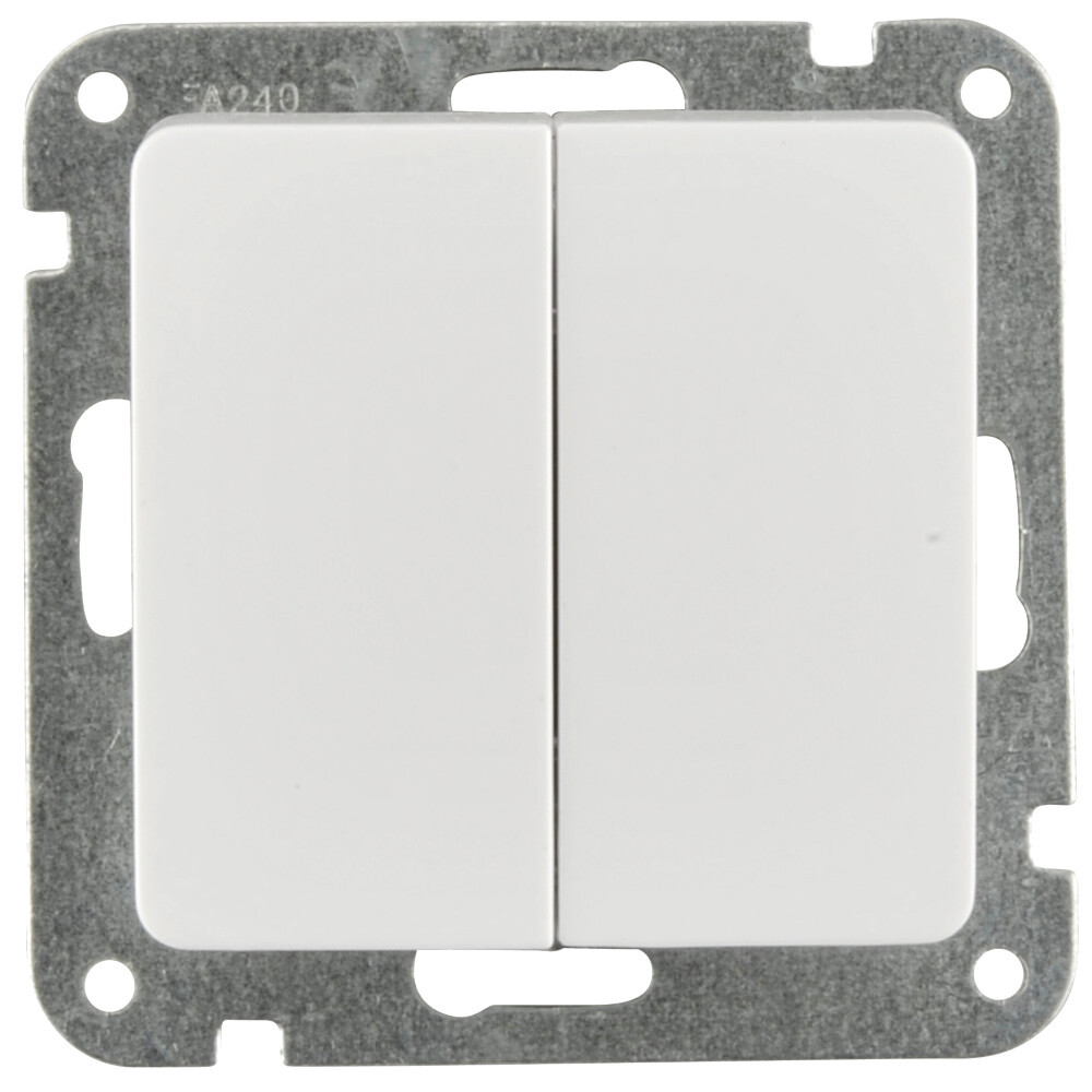 Unterputz Serienschalter ultrawei&szlig;