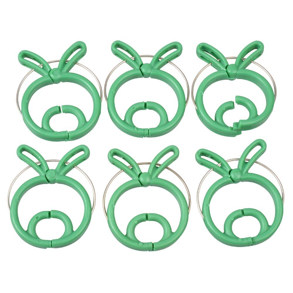 Pflanzenclips 30 mm 6 Stück in Grün