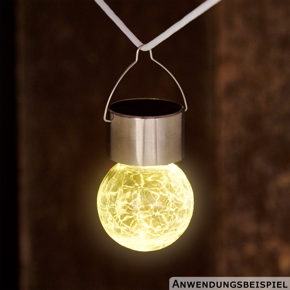 LED Solarleuchte zum Aufhängen 6 cm