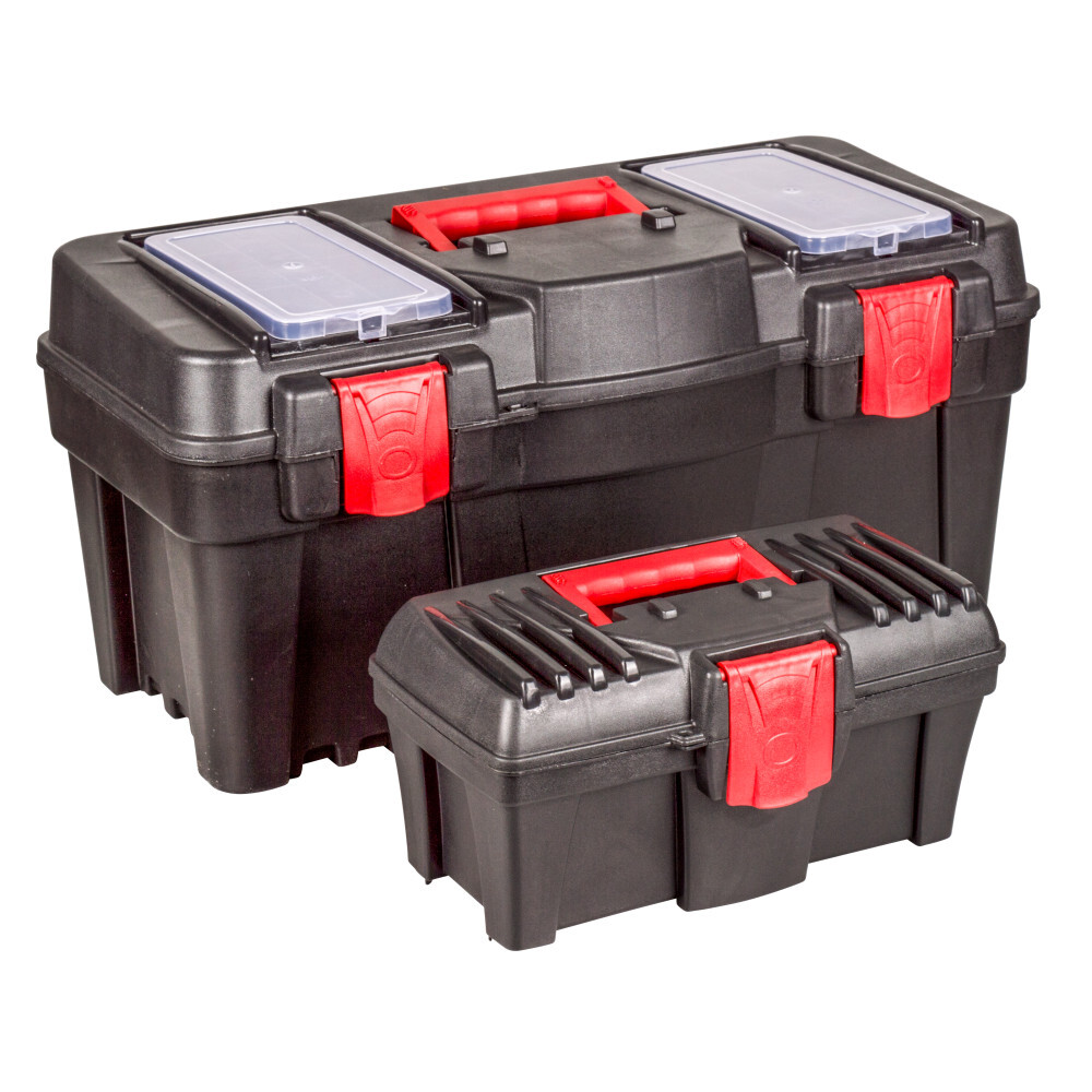 Werkzeugkoffer-Set 2in1 aus Kunststoff