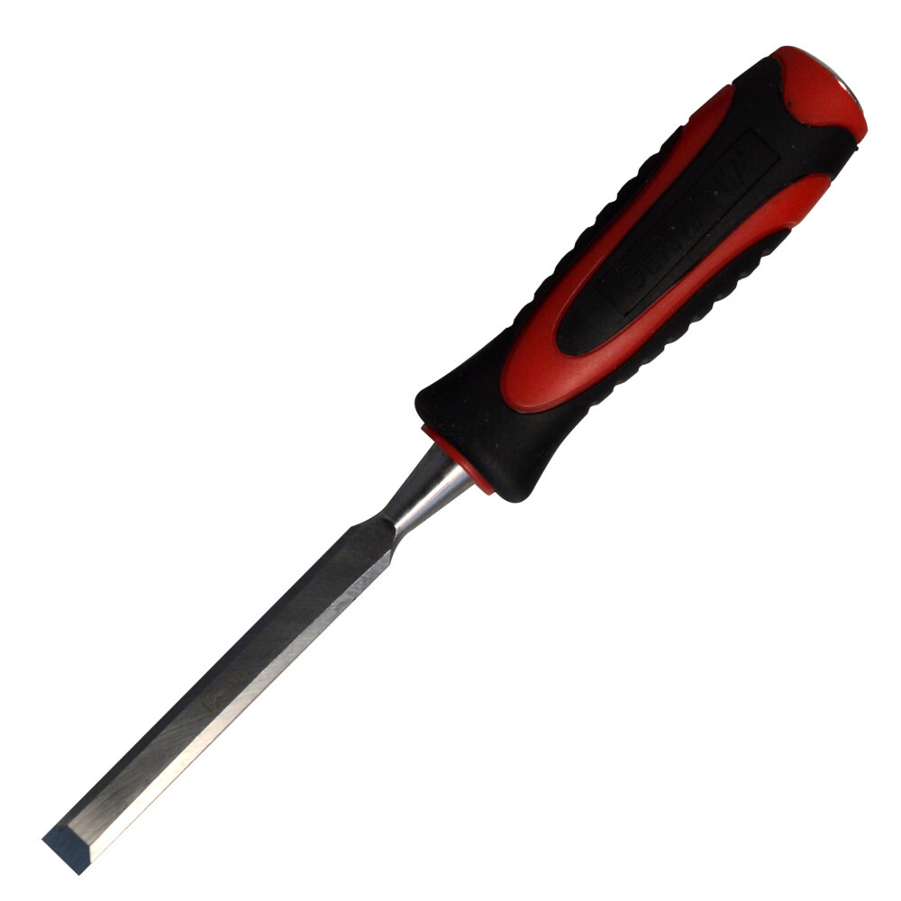 Stechbeitel mit geschliffener Klinge und Kunststoffgriff, 12 mm