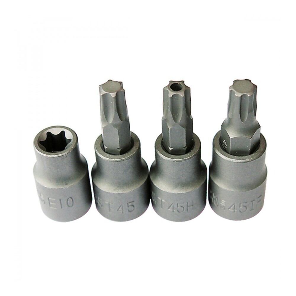 Normex Profi Steckschlüsseleinsätze Satz 52-teilig E-Profil TX mit Bohrung TX-Plus image number 3