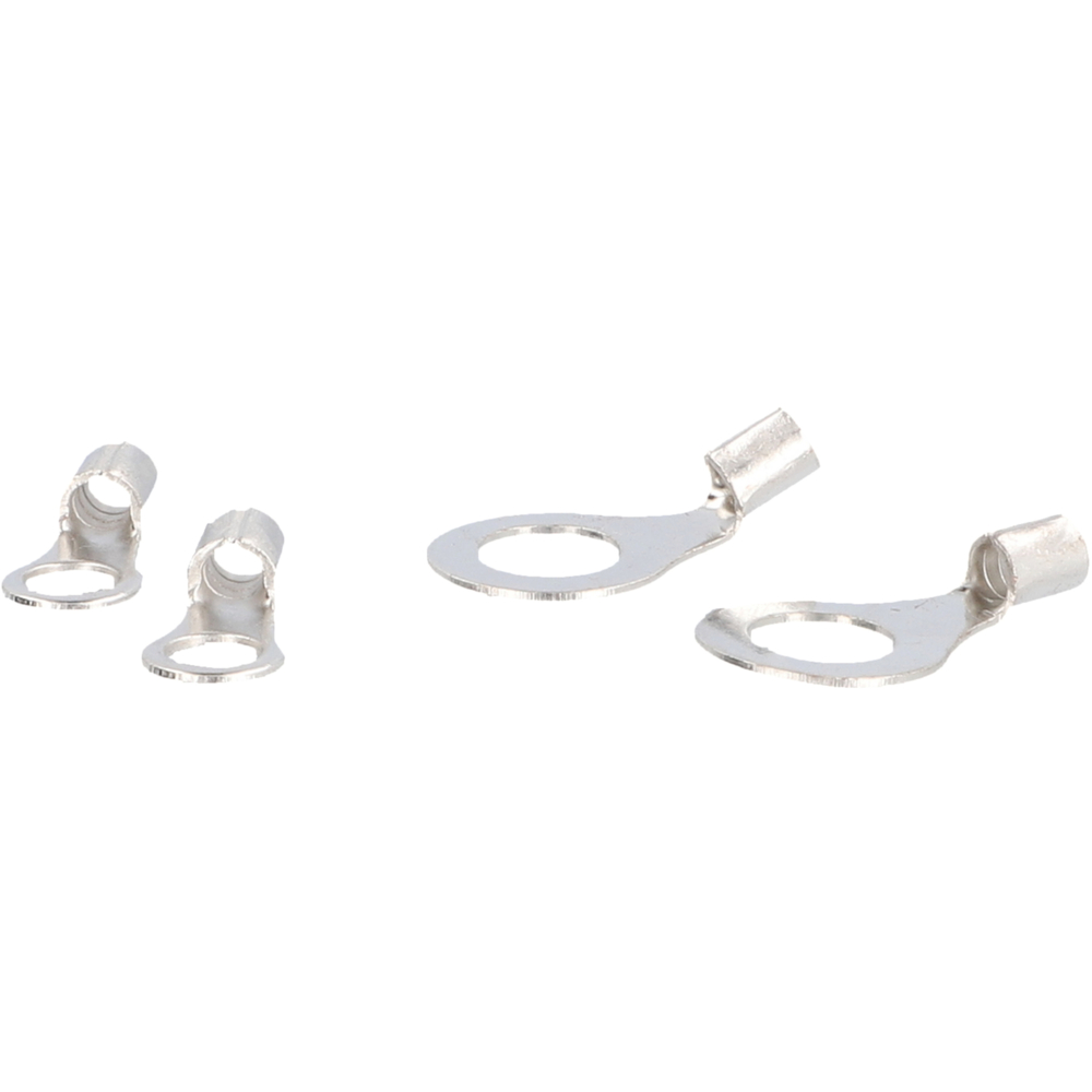 Ringkabelschuh Set 4-teilig 4 mm 6 mm bis 2,5 mm&sup2; f&uuml;r Kabelverbindung und Elektroinstallation