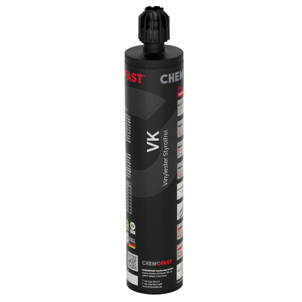 Injektionsmörtel VK, 280 ml in Peeler-Kartusche image number 1