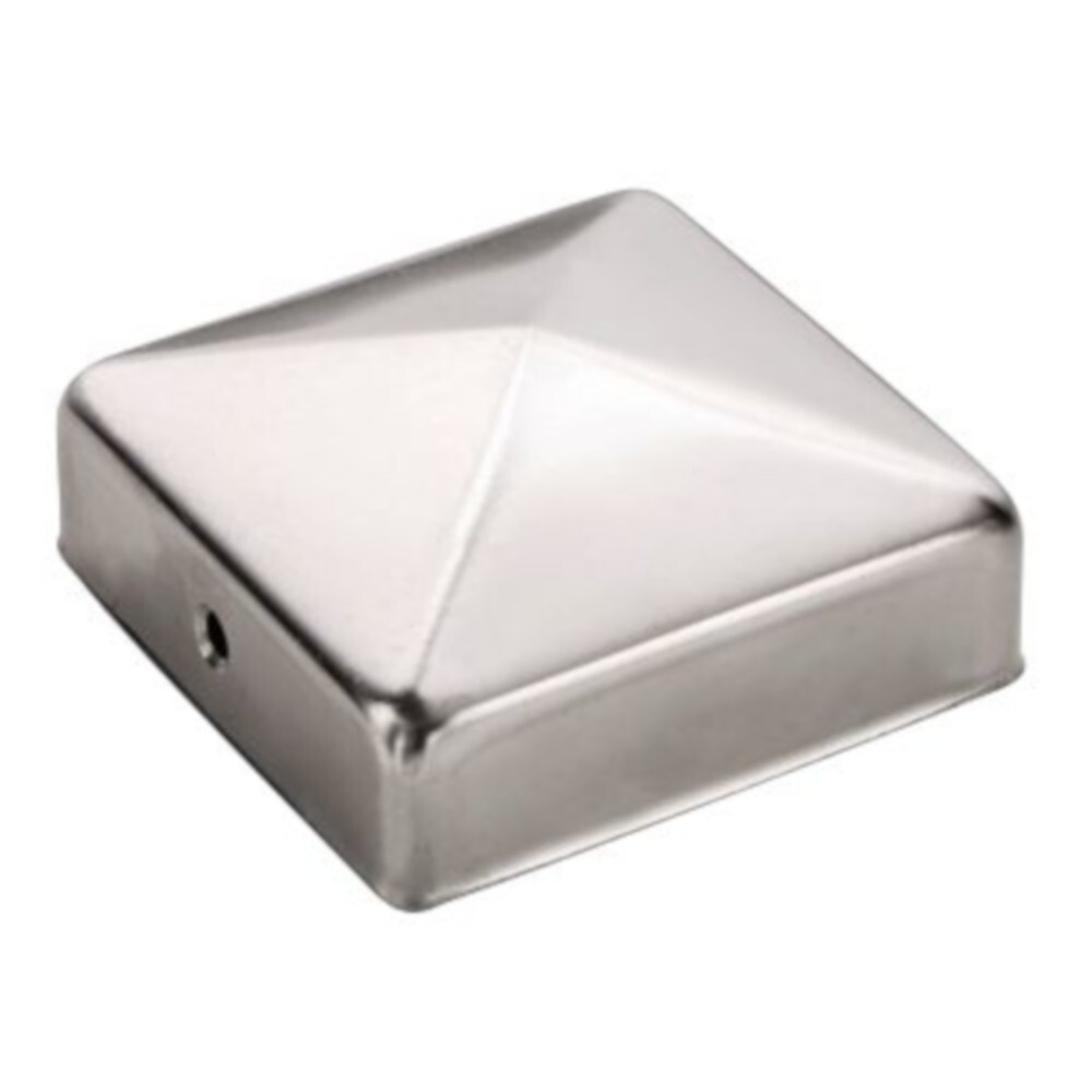 Pfostenkappe flach 71 x 71 mm aus rostfreiem Stahl image number 0