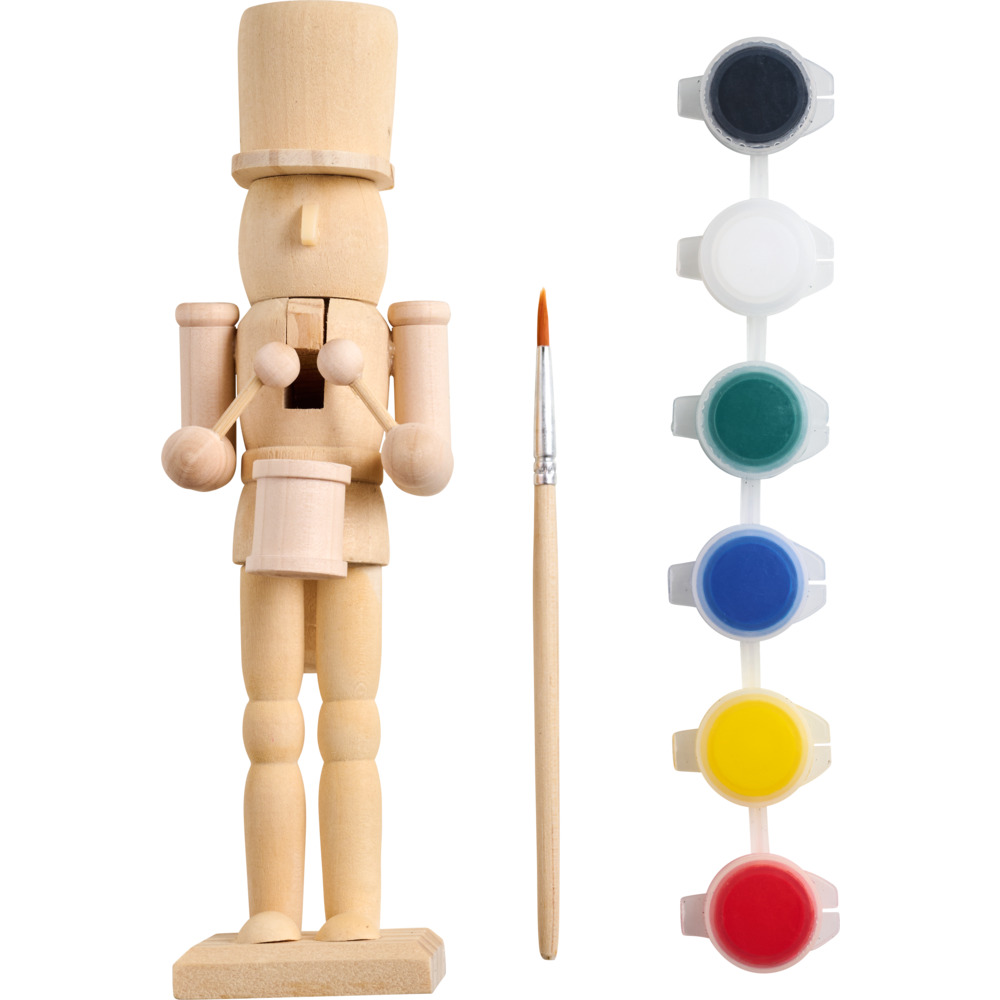 Standdeko Nussknacker 16 cm bemalbar