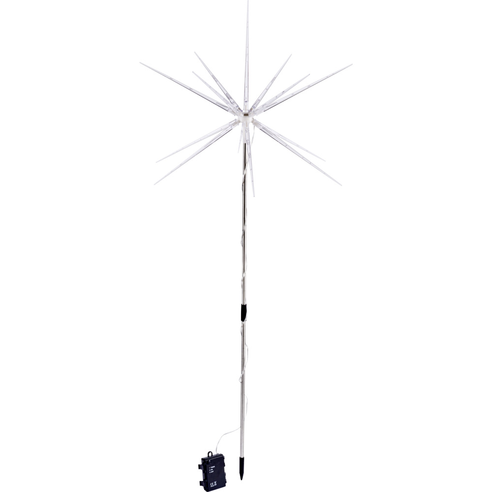 Bodenstecker Polarstern batteriebetrieben 95 cm