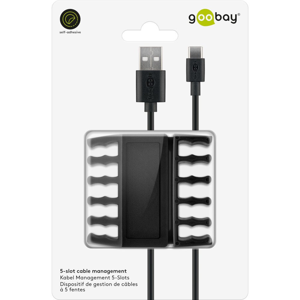 Goobay Kabel Management Kante 2 Stück