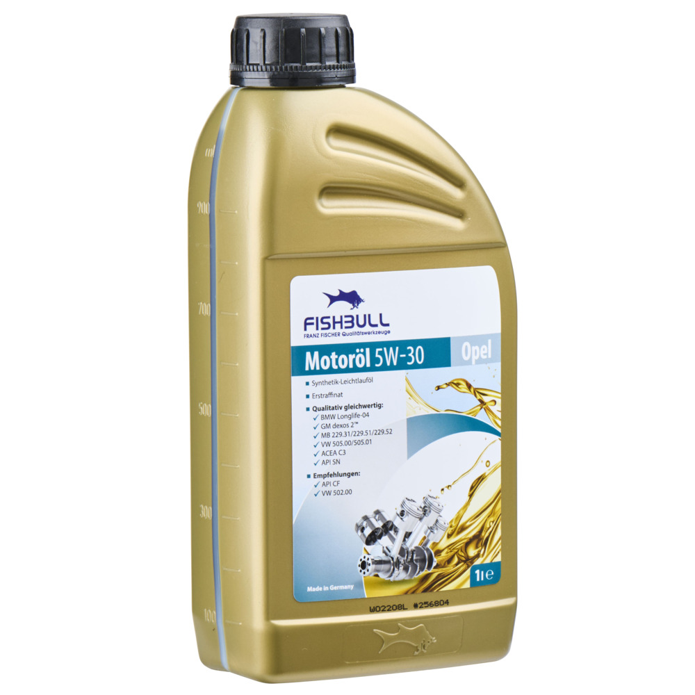 FISHBULL Motorenöl 5W-30 Opel 1 Liter für Otto- und Dieselmotoren image number 0