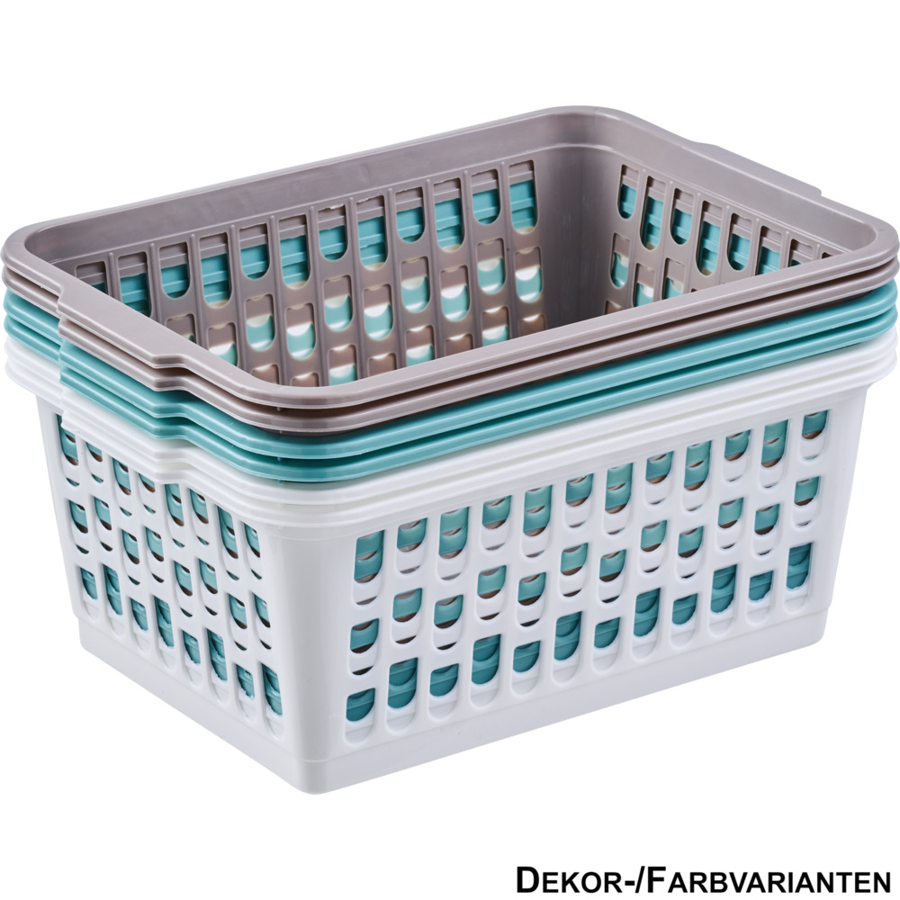 K&ouml;rbchen 2er-Set gro&szlig; 36,5 x 25,5 x 15,5 cm, sortiert