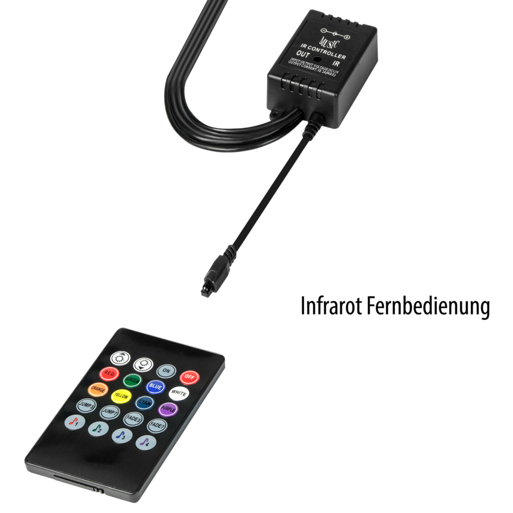 APA Kfz LED Innenraumbeleuchtung Farbwechsel 12V image number 1
