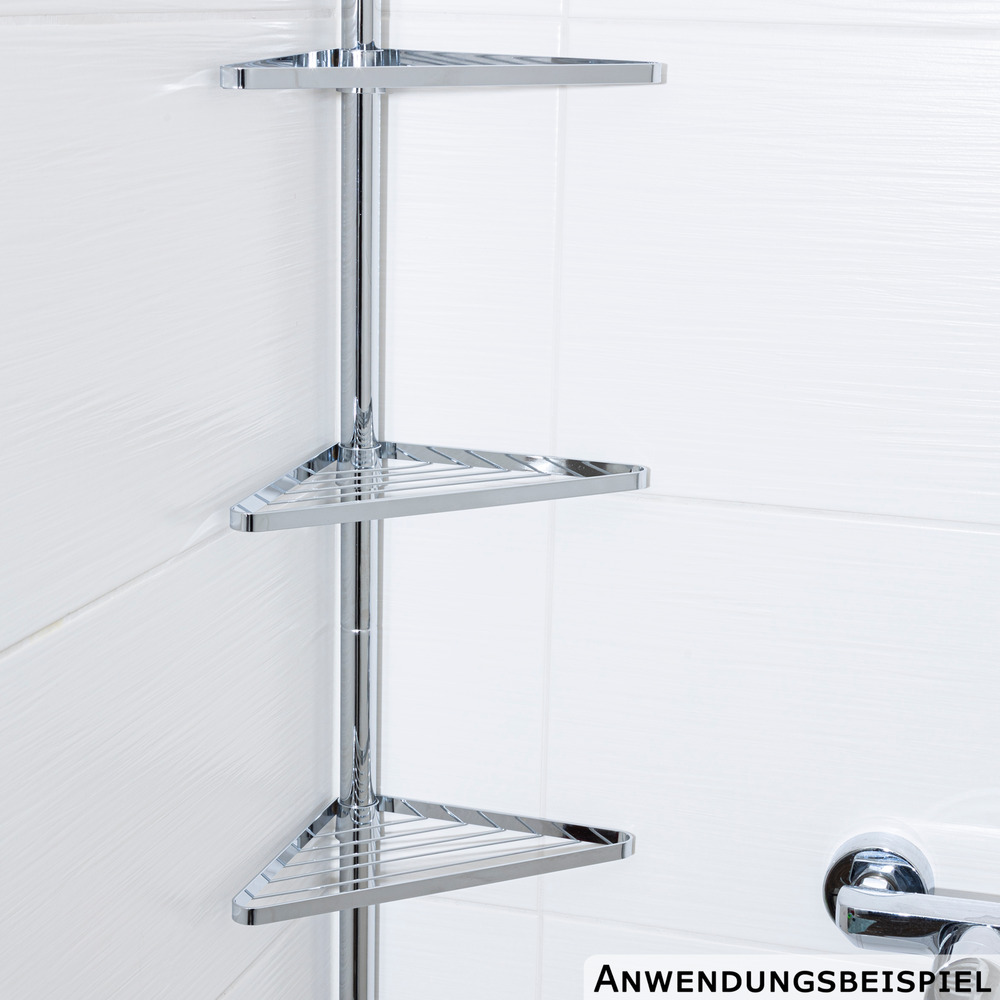 Teleskop-Badregal verchromt image number 4