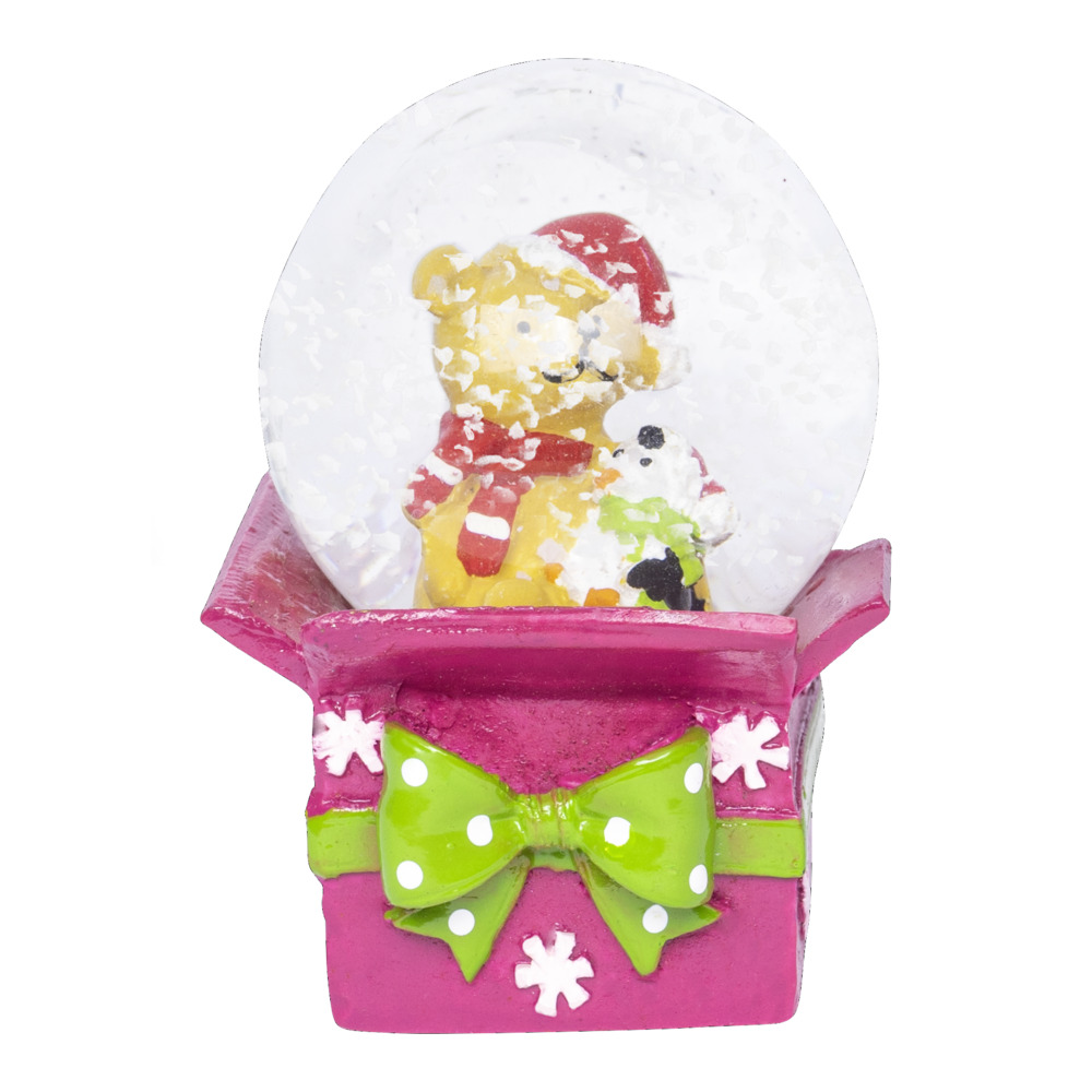 Schneekugel 6,4 cm in fünf verschiedenen Weihnachts-Motiven image number 2
