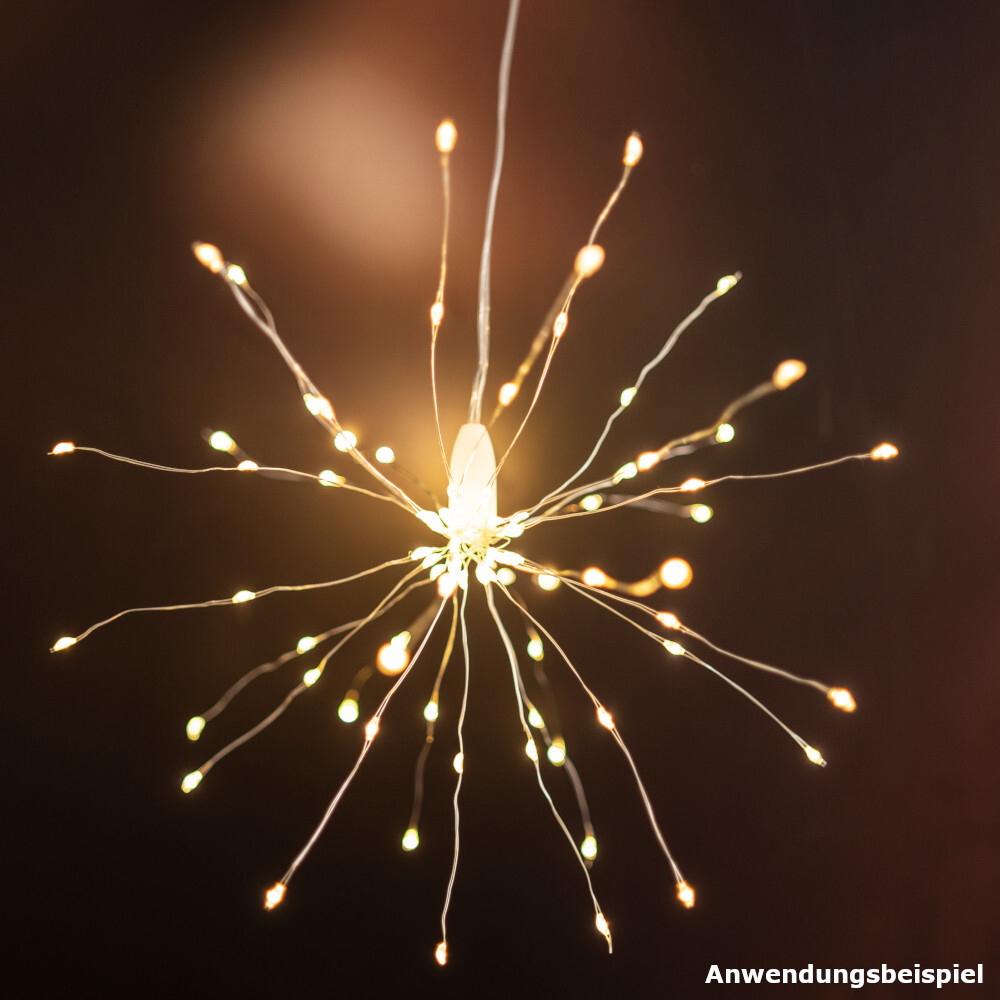 LED-Hängebeleuchtung „Feuerwerk“ mit warmweißen LEDS image number 1