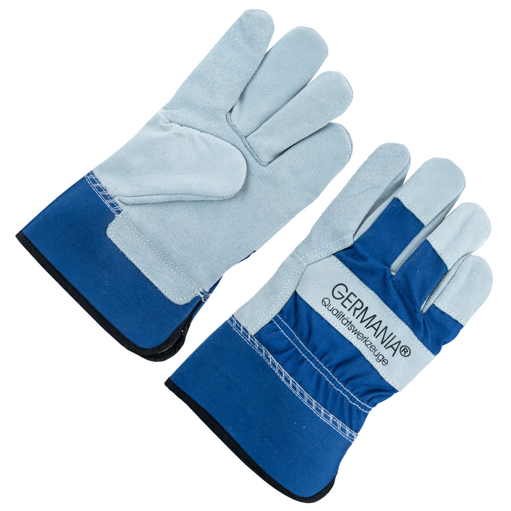 GERMANIA® Handschuhe Größe 10,5 aus Rindsspaltleder
