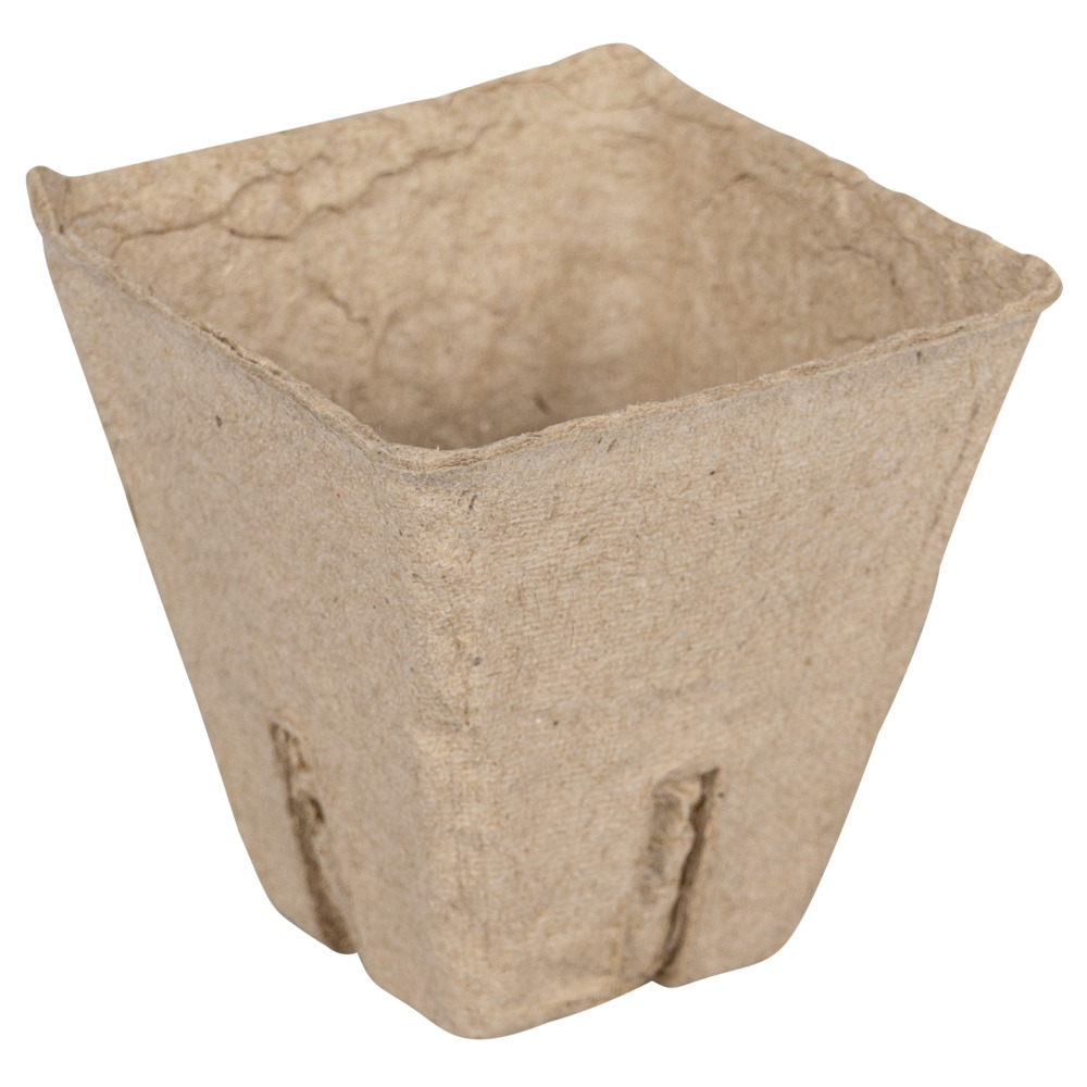 Anzuchttöpfe 6 x 6 cm quadratisch, 20 Stück, Papier