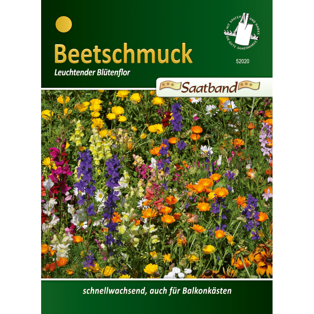 Saatgut Beetschmuck Mix ca. 2 m Saatband image number 0