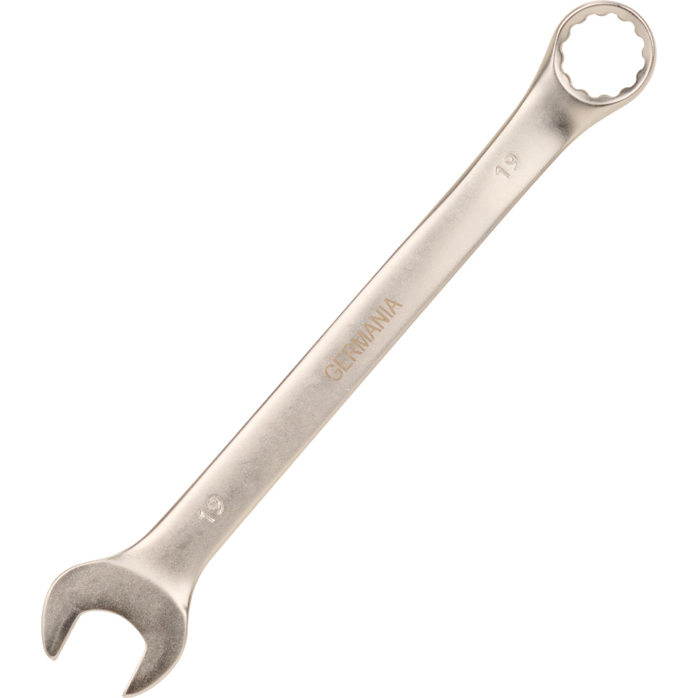 Maulschl&uuml;ssel Ringschl&uuml;ssel 19mm satiniert CV Gabelschl&uuml;ssel image number 0