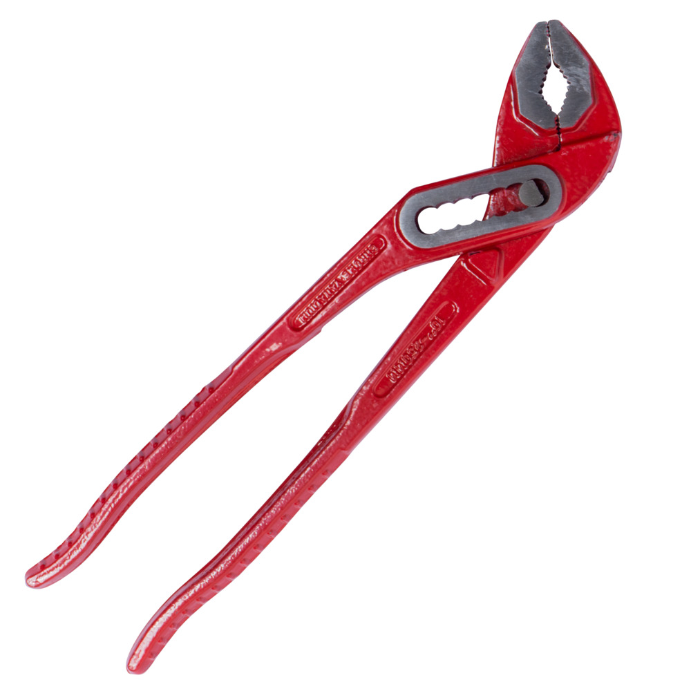 Wasserpumpenzange 250 mm aus Chrom-Vanadium-Stahl in rot