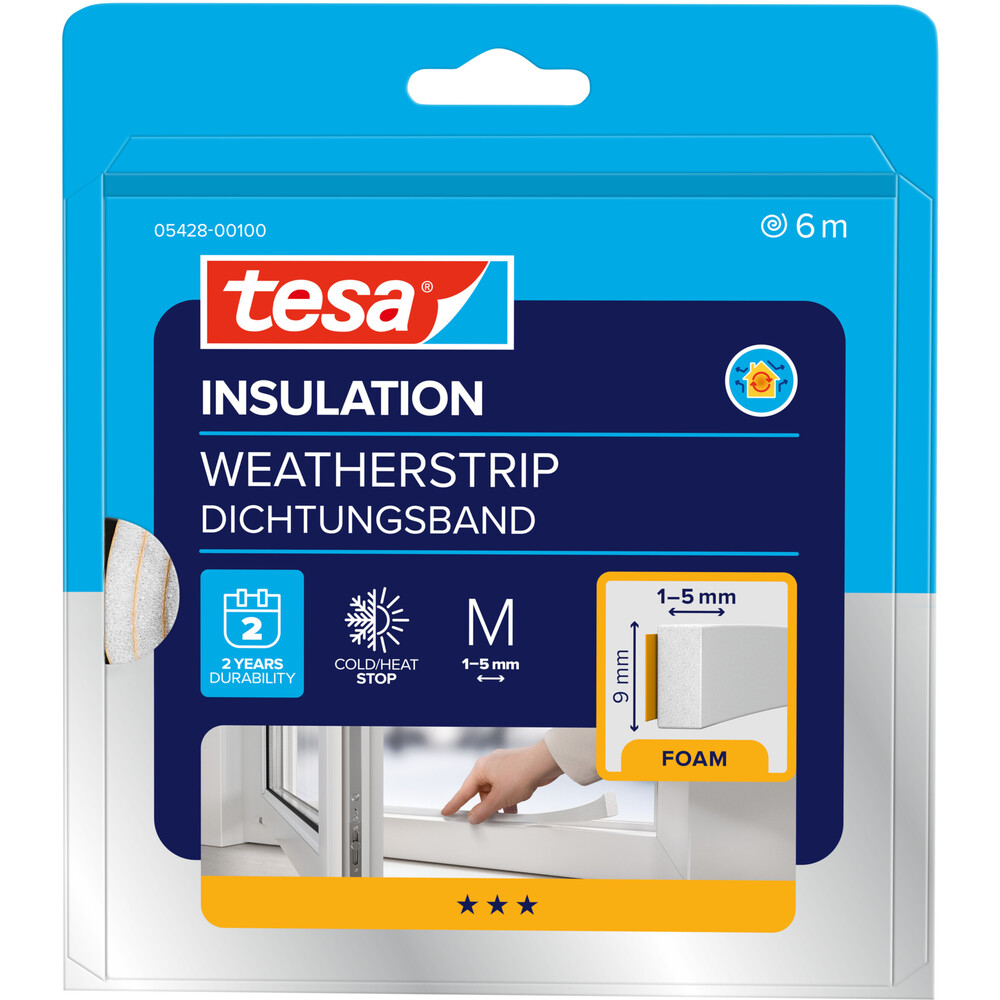 tesa&reg; Insulation Dichtungsband pur 6 m wei&szlig;