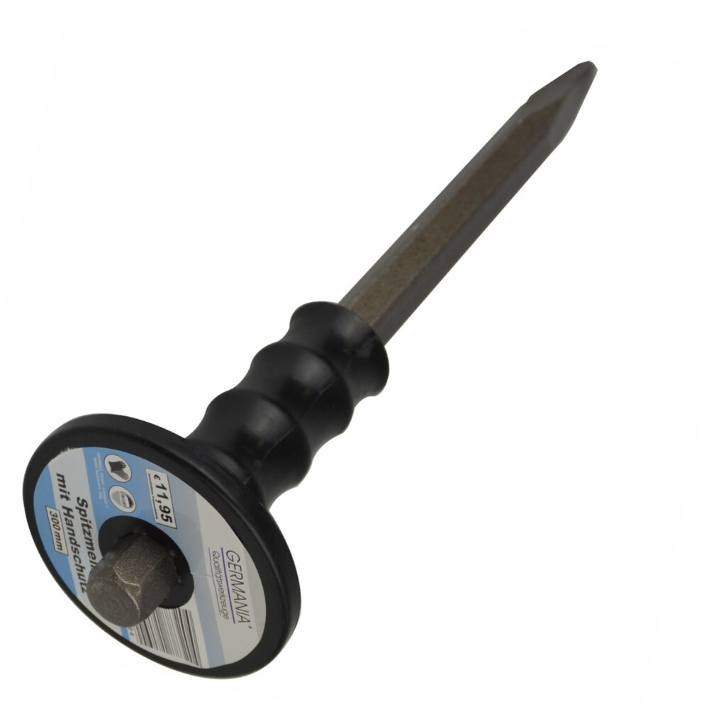 GERMANIA® Spitzmeißel 300 x 18 mm mit Handschutz