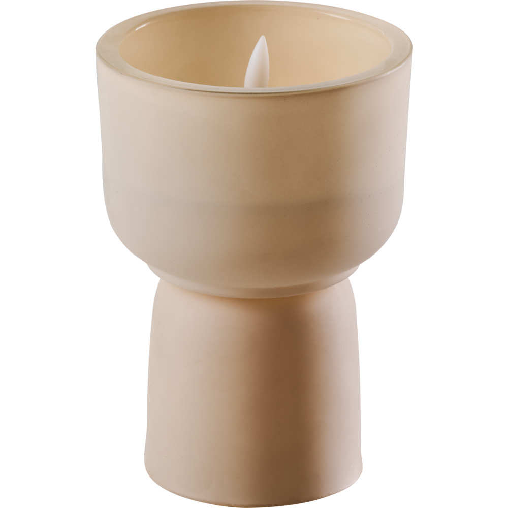 LED-Kerze gro&szlig; aus Glas &Oslash; 10cm, sortiert image number 3