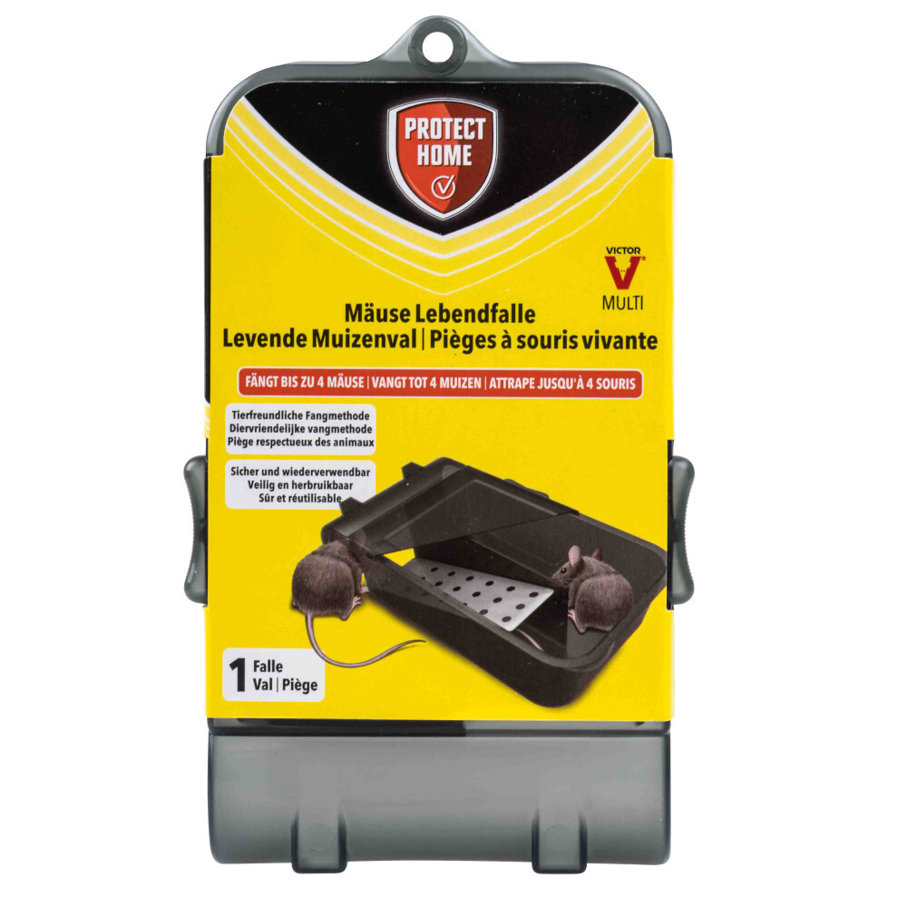 Protect Home Lebendfalle aus Kunststoff in Schwarz für Mäuse image number 2