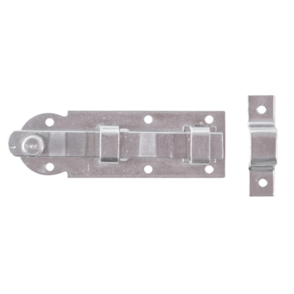 Fensterriegel  80mm gerade aus Edelstahl mit Knopfgriff image number 0