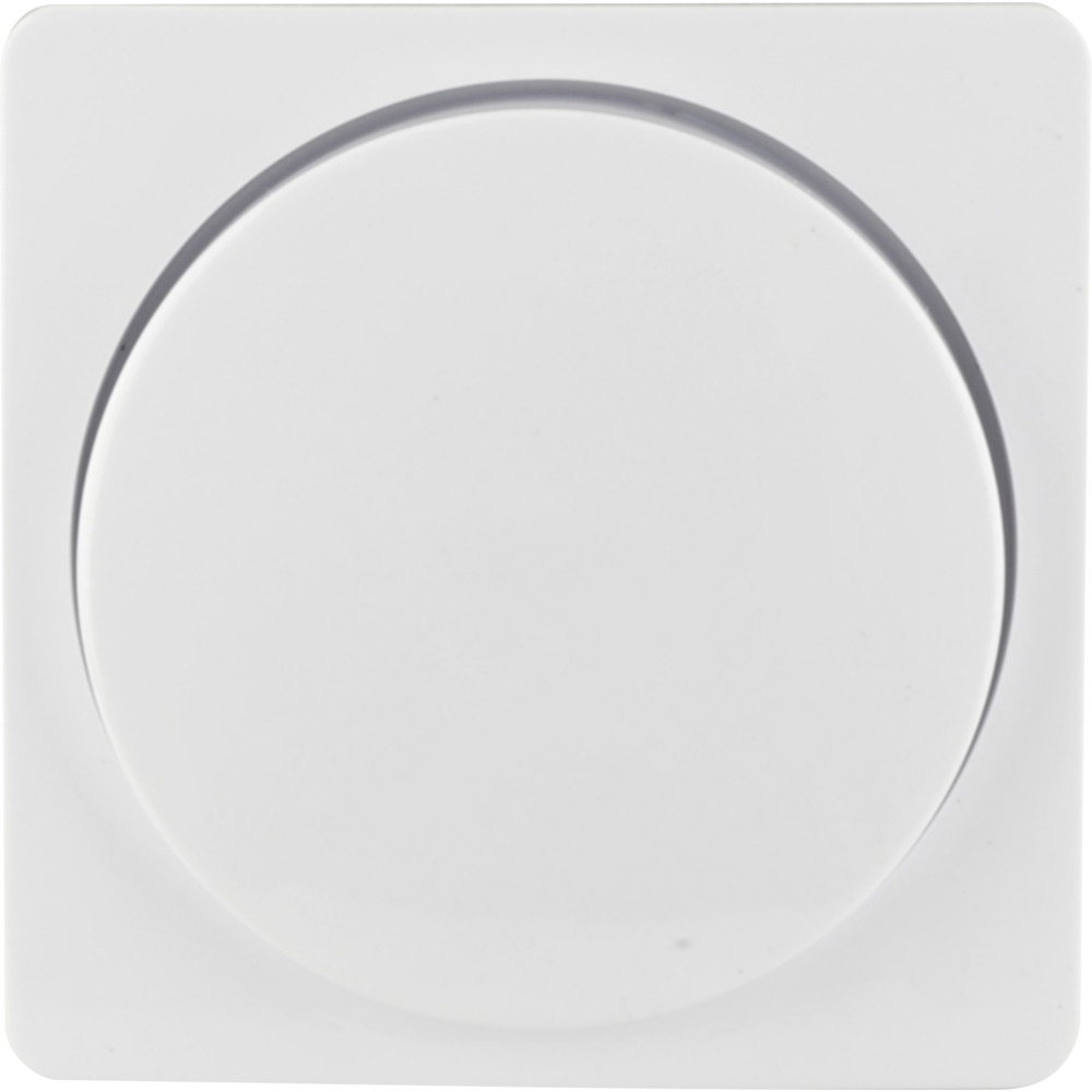 Dimmerabdeckung Monaco wei&szlig; Drehdimmer image number 0