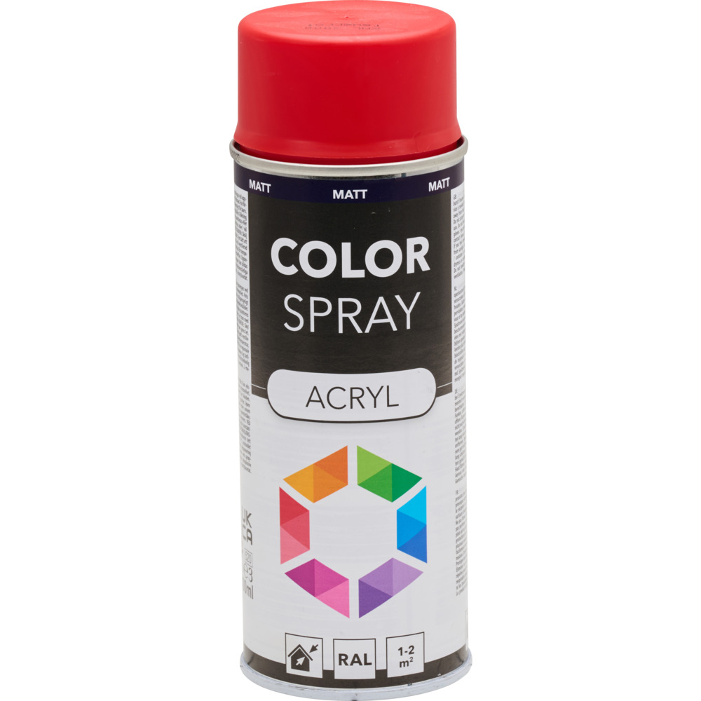 Lackspray 400 ml Acryl RAL3000M feuerrot matt image number 1