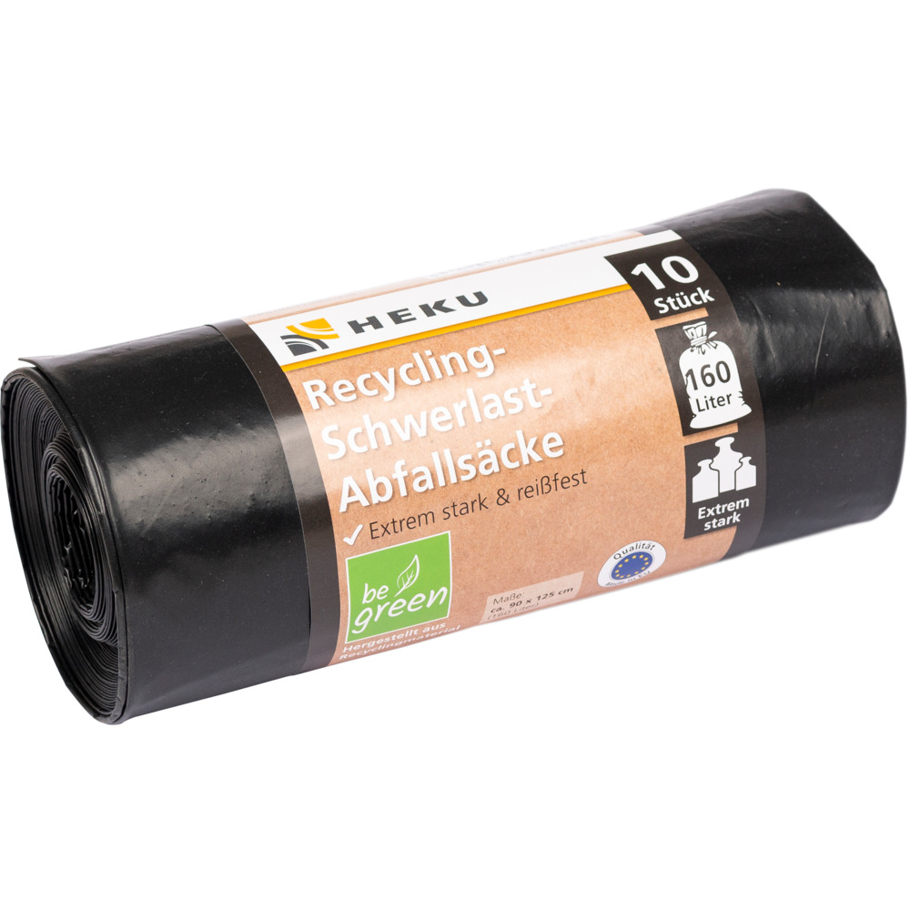 Schwerlast Abfalls&auml;cke, 160 Liter, 10 St&uuml;ck, extra stark image number 0