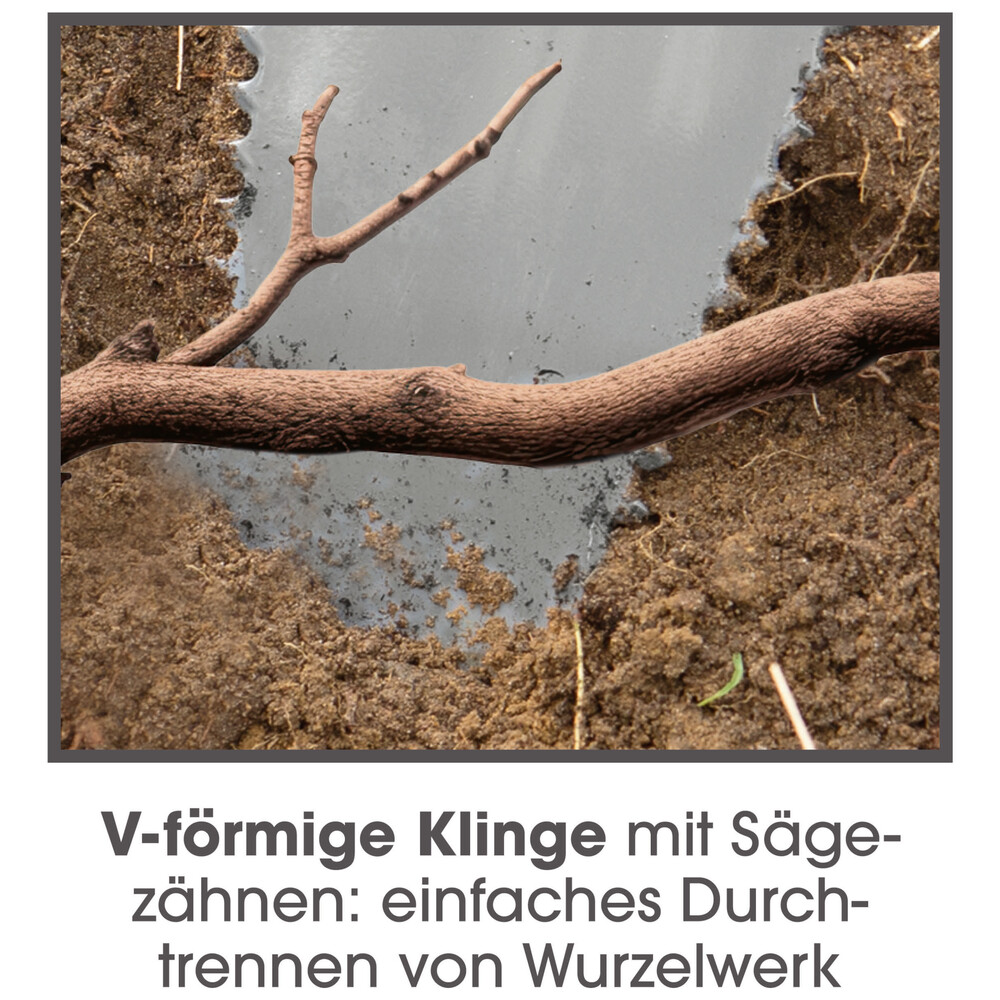Wurzelspaten mit Sägezähnen 114 cm image number 7