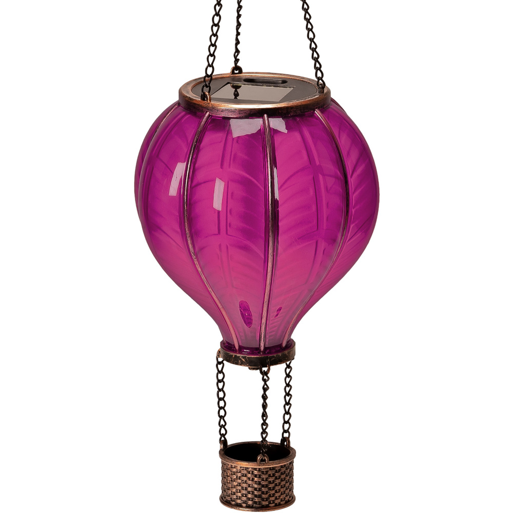 Solar-LED-Hei&szlig;luftballon pink 46,5 cm image number 1