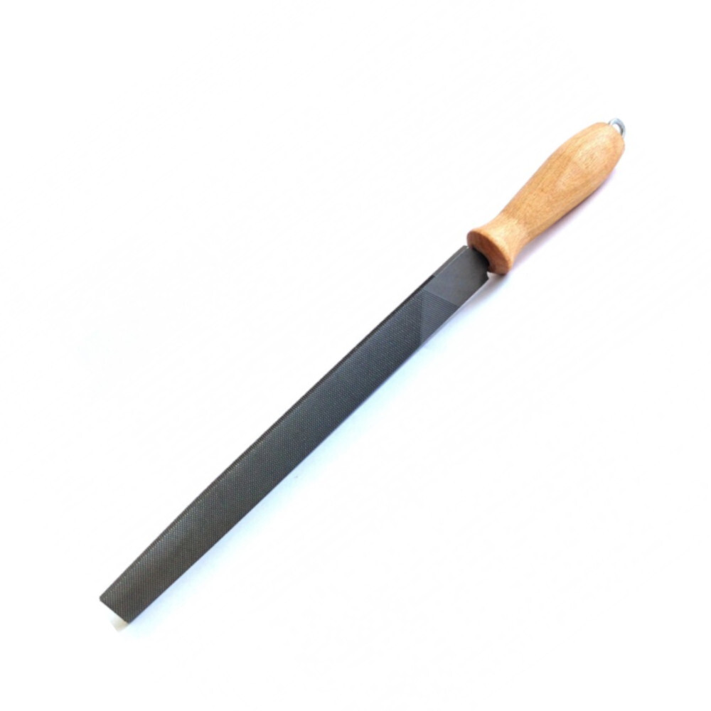 GERMANIA® Flachfeile 250 mm mit Holzgriff image number 1