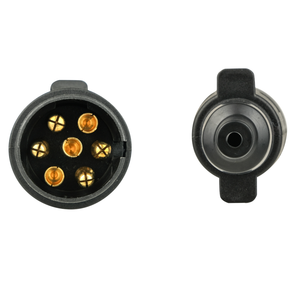 TFA Stecker 7-polig aus Kunststoff mit 12 V image number 1