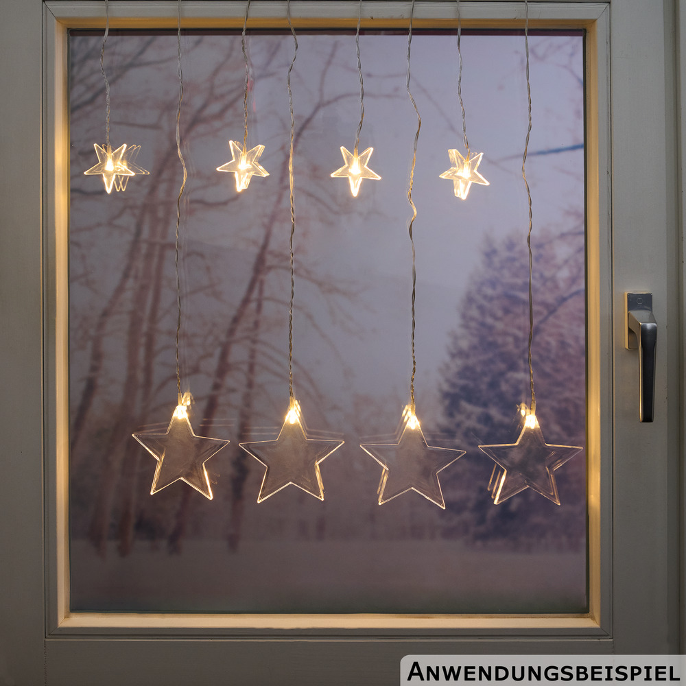 LED-Lichterkette mit 8 LED-Sternen image number 1