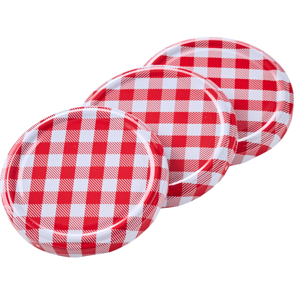 Ersatzdeckel f&uuml;r Sturzgl&auml;ser 3 St&uuml;ck rot wei&szlig; image number 2