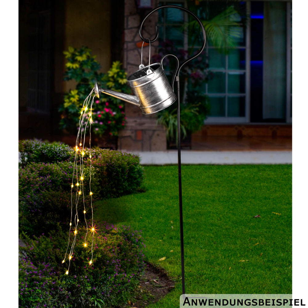LED-Solar-Gießkanne aus Metall image number 3