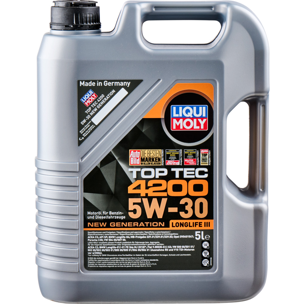 LIQUI MOLY Motoröl 5 Liter Top Tec 4200 5W-30 image number 1